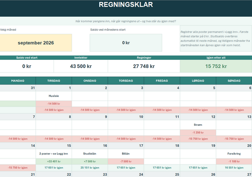 Regningsklar